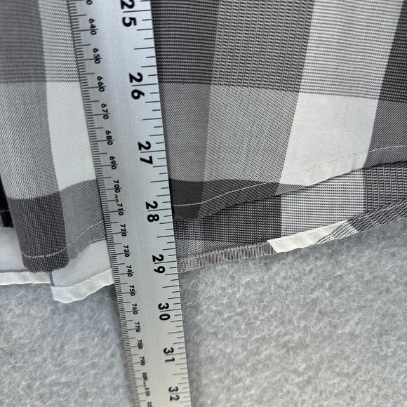 Claiborne Easy Care Shirt Mens Size L Check Cotton Blend Short Sleeve Button Up - Picture 6 of 10